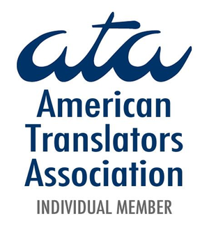 American Translators Association — logotipo de Miembro Individual